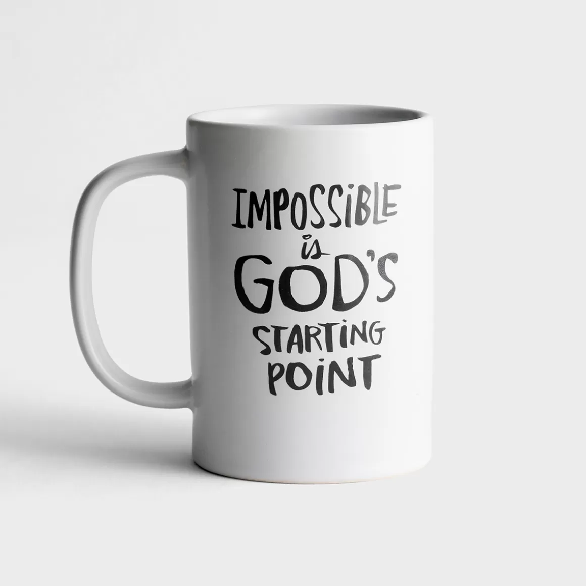 DaySpring Mugs & Drinkware | Gifts for Coworkers>Impossible is God's Starting Point - True and Write Mug