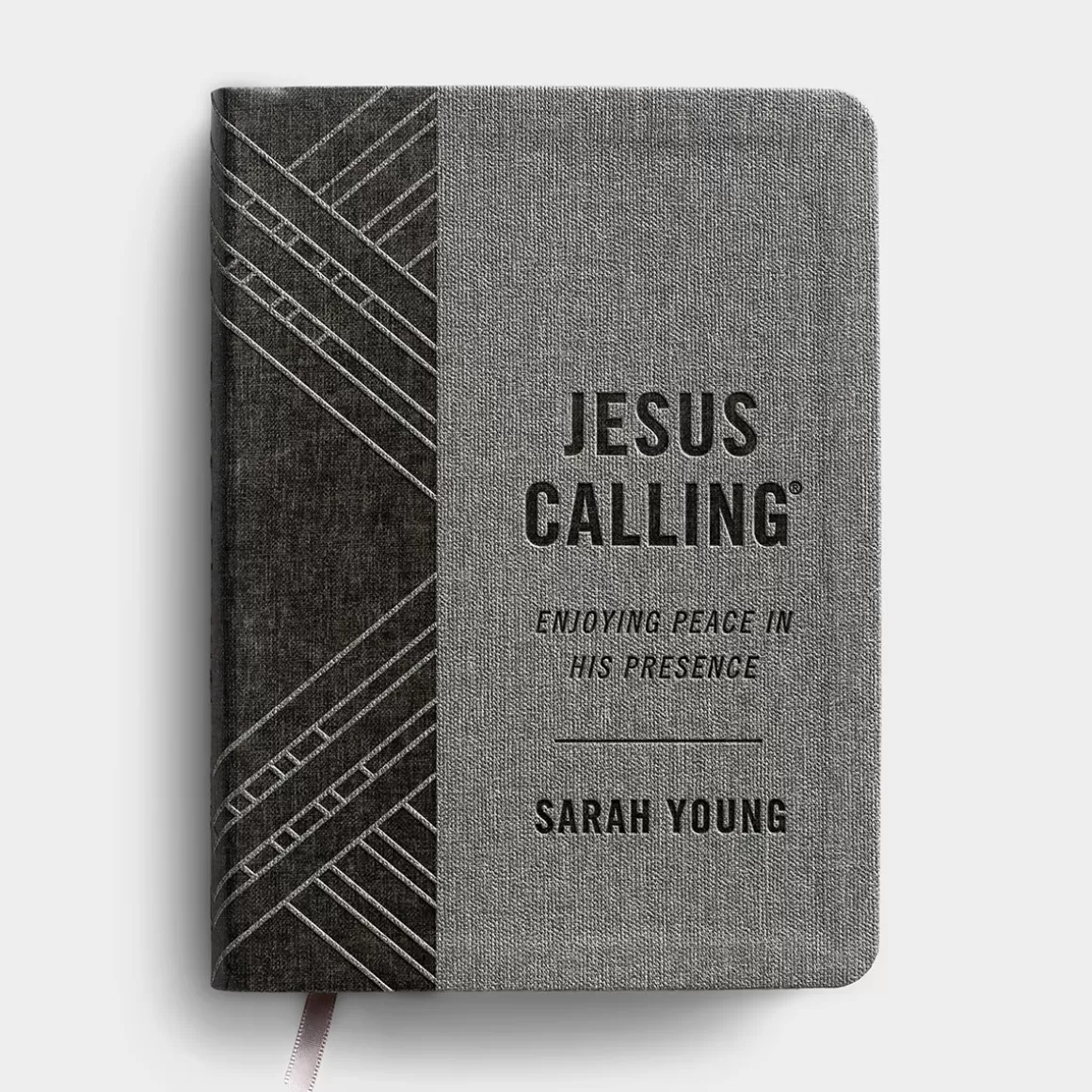 DaySpring Devotionals | Gifts for Him>Jesus Calling - Textured Gray Leathersoft Edition with Full Scriptures