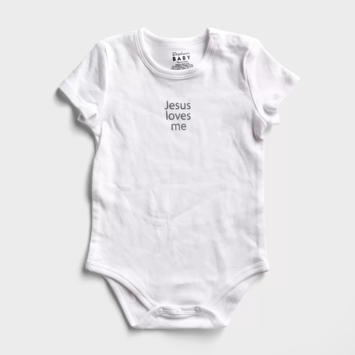 DaySpring Gifts for Kids | Baby Celebrations>Jesus Loves Me Snap shirt for Infants