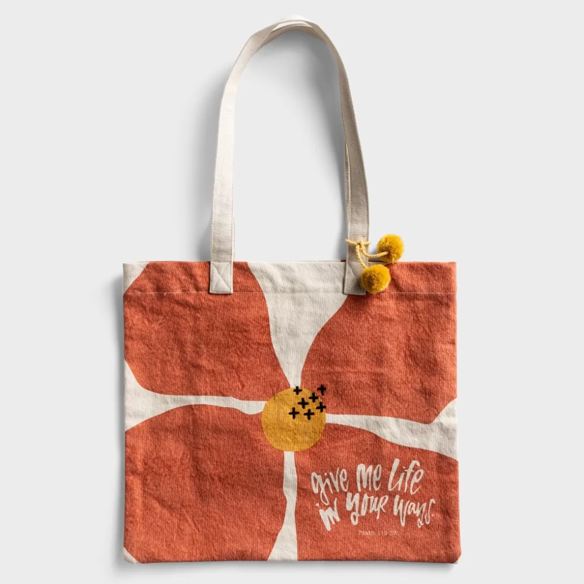 DaySpring Totes, Bags, & More | Gifts for Her>Katygirl - Give Me Life - Cotton Tote Bag