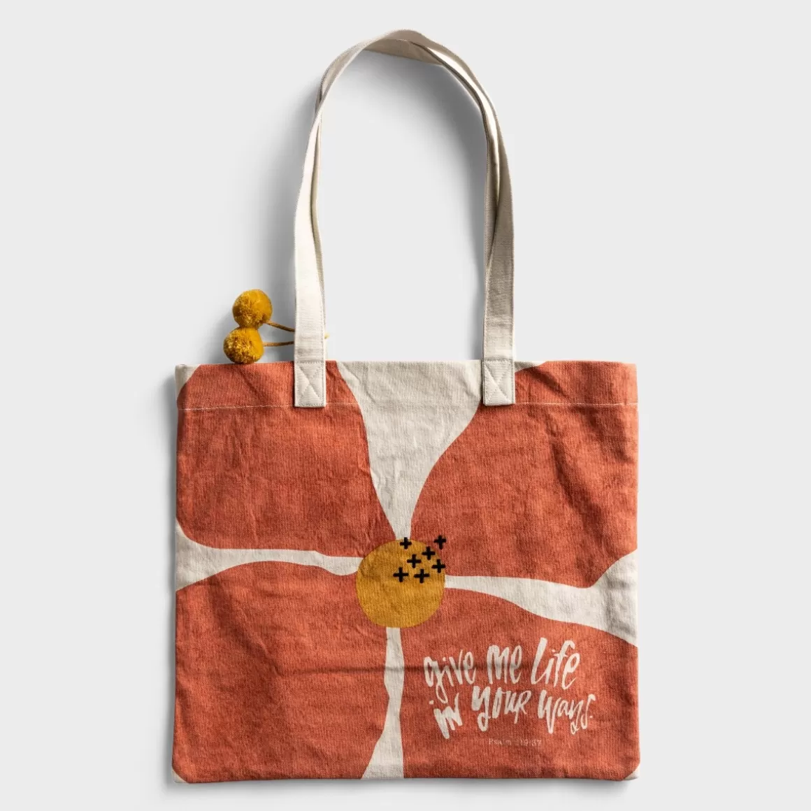 DaySpring Totes, Bags, & More | Gifts for Her>Katygirl - Give Me Life - Cotton Tote Bag