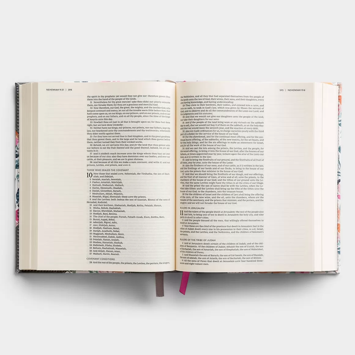 DaySpring Bibles | Gifts for Her>KJV Journal the Word Bible - Pink Floral