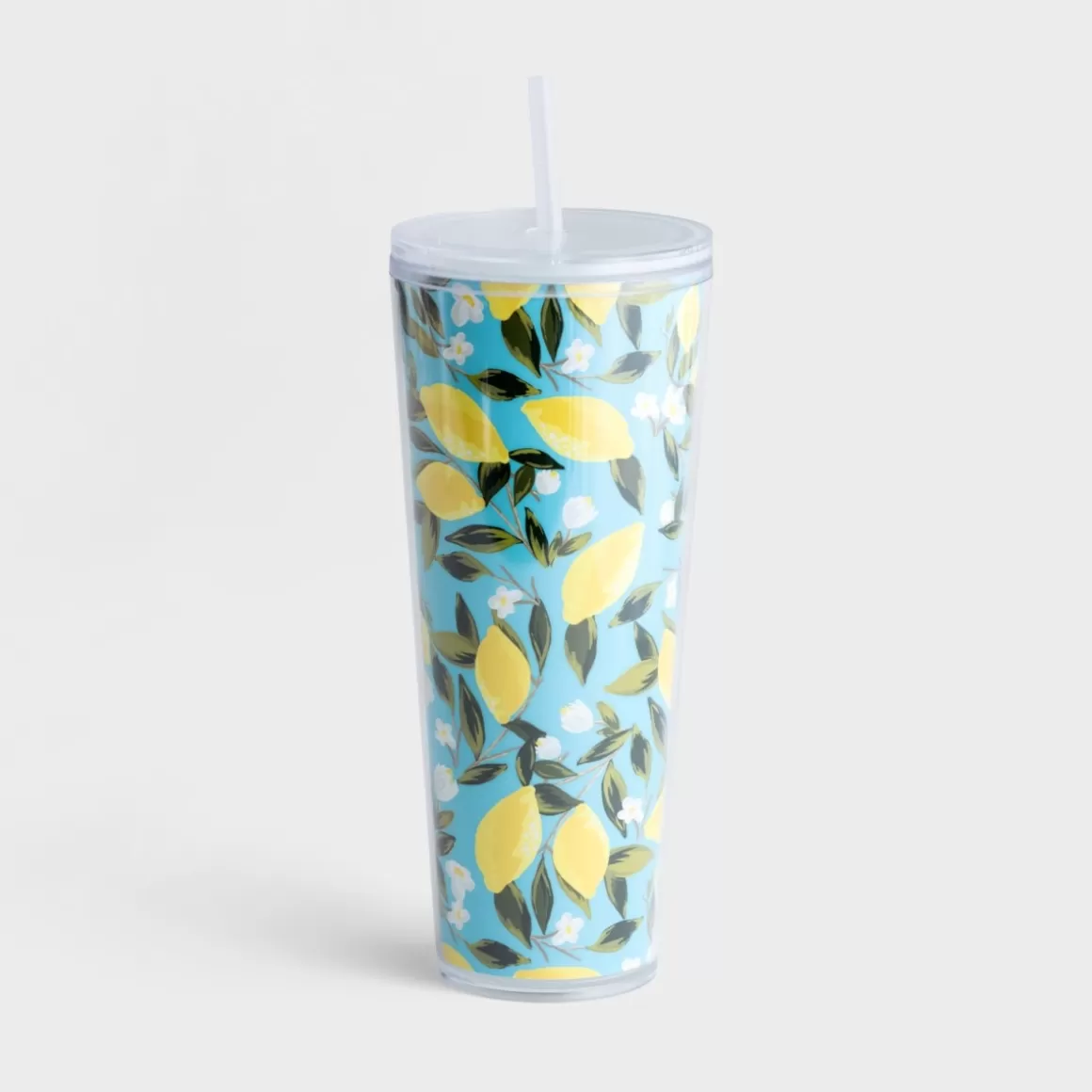 DaySpring Mugs & Drinkware | Mugs & Drinkware>Lemon Twist - Straw Tumbler