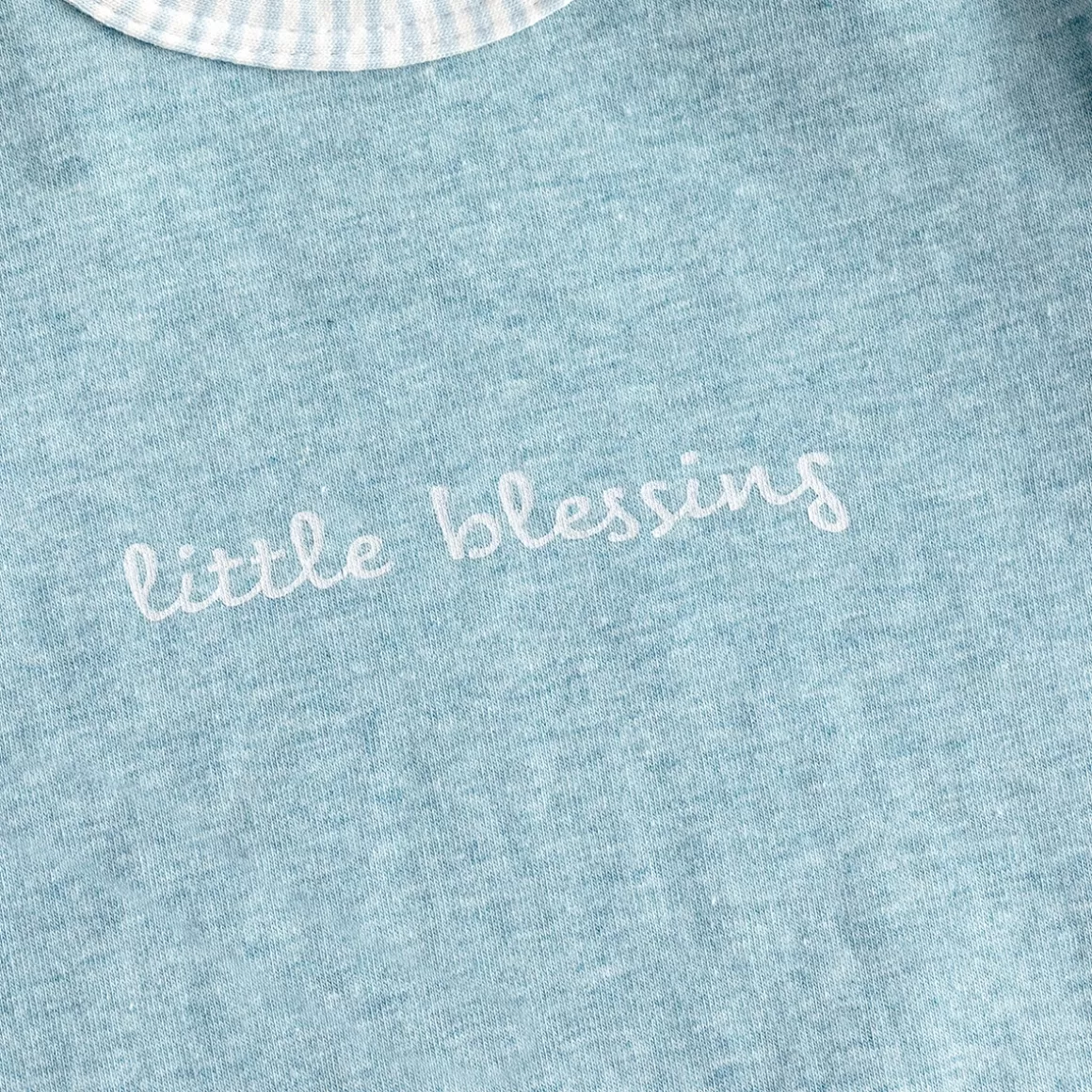 DaySpring Gifts for Kids | Baby Celebrations>Little Blessing - Blue Baby Bodysuit