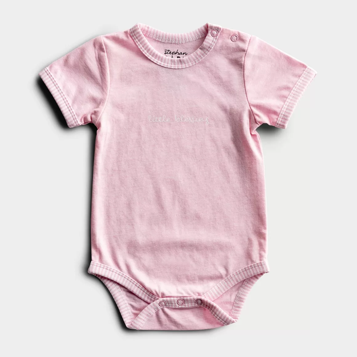 DaySpring Gifts for Kids | Gift Sets>Little Blessing - Pink Striped Baby Outfit