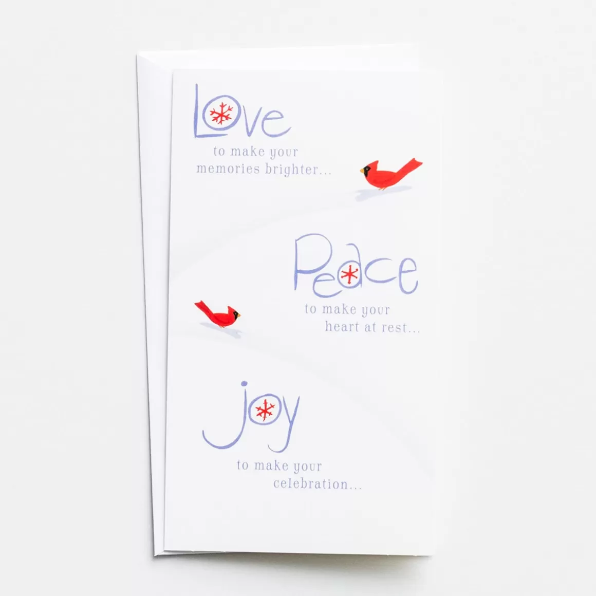 DaySpring Little Inspirations>Little Inspirations - Love, Peace, Joy - 16 Christmas Boxed Cards