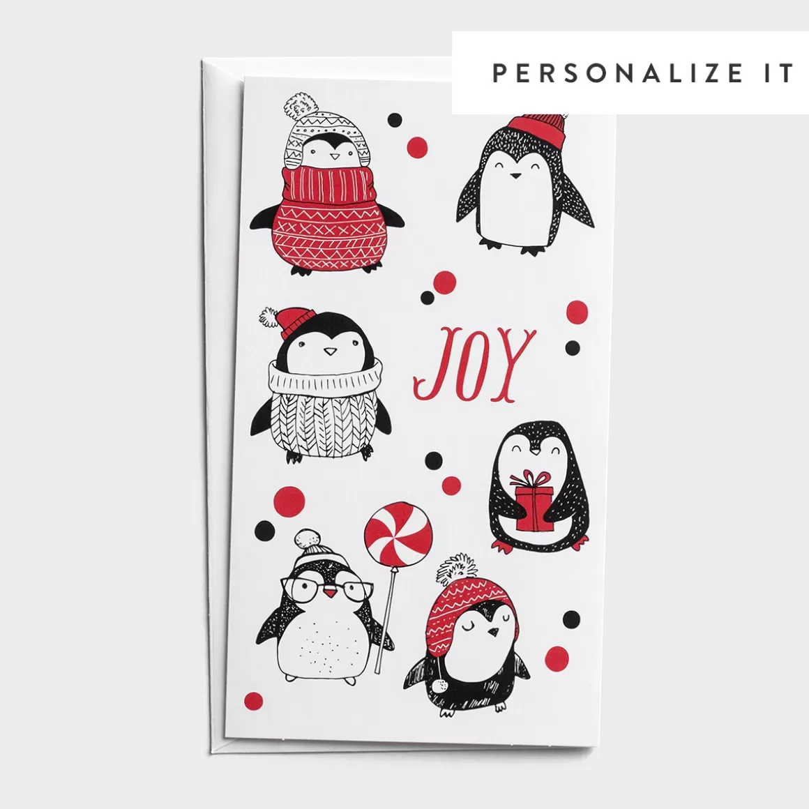 DaySpring Little Inspirations>Little Inspirations - Warm Penguins - 16 Christmas Boxed Cards