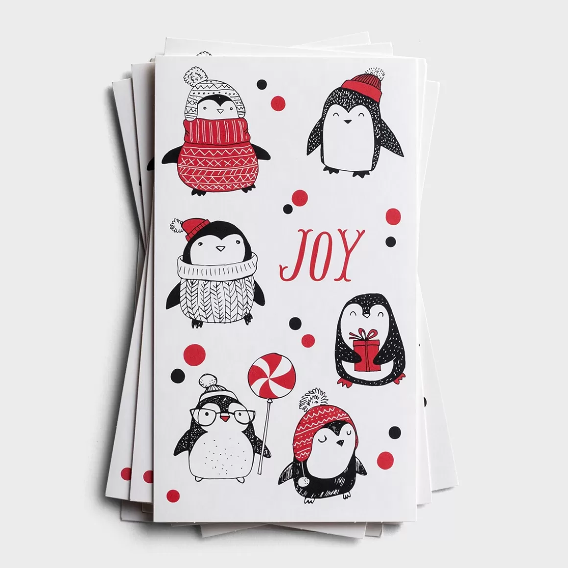 DaySpring Little Inspirations>Little Inspirations - Warm Penguins - 16 Christmas Boxed Cards