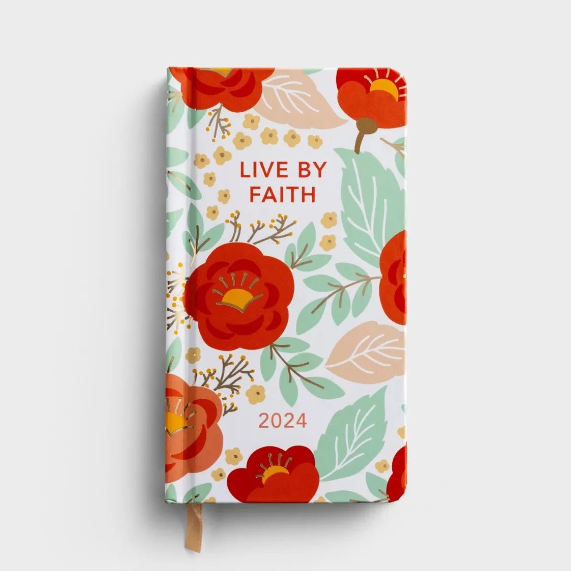 DaySpring Gifts for Her | Calendars & Planners>Live By Faith 2024 Floral Premium Pocket Planner