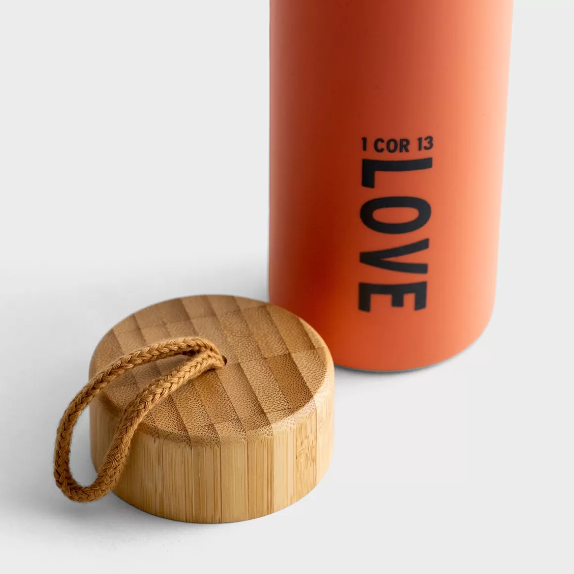 DaySpring Mugs & Drinkware | Mugs & Drinkware>Love - Glass Water Bottle with Bamboo Lid