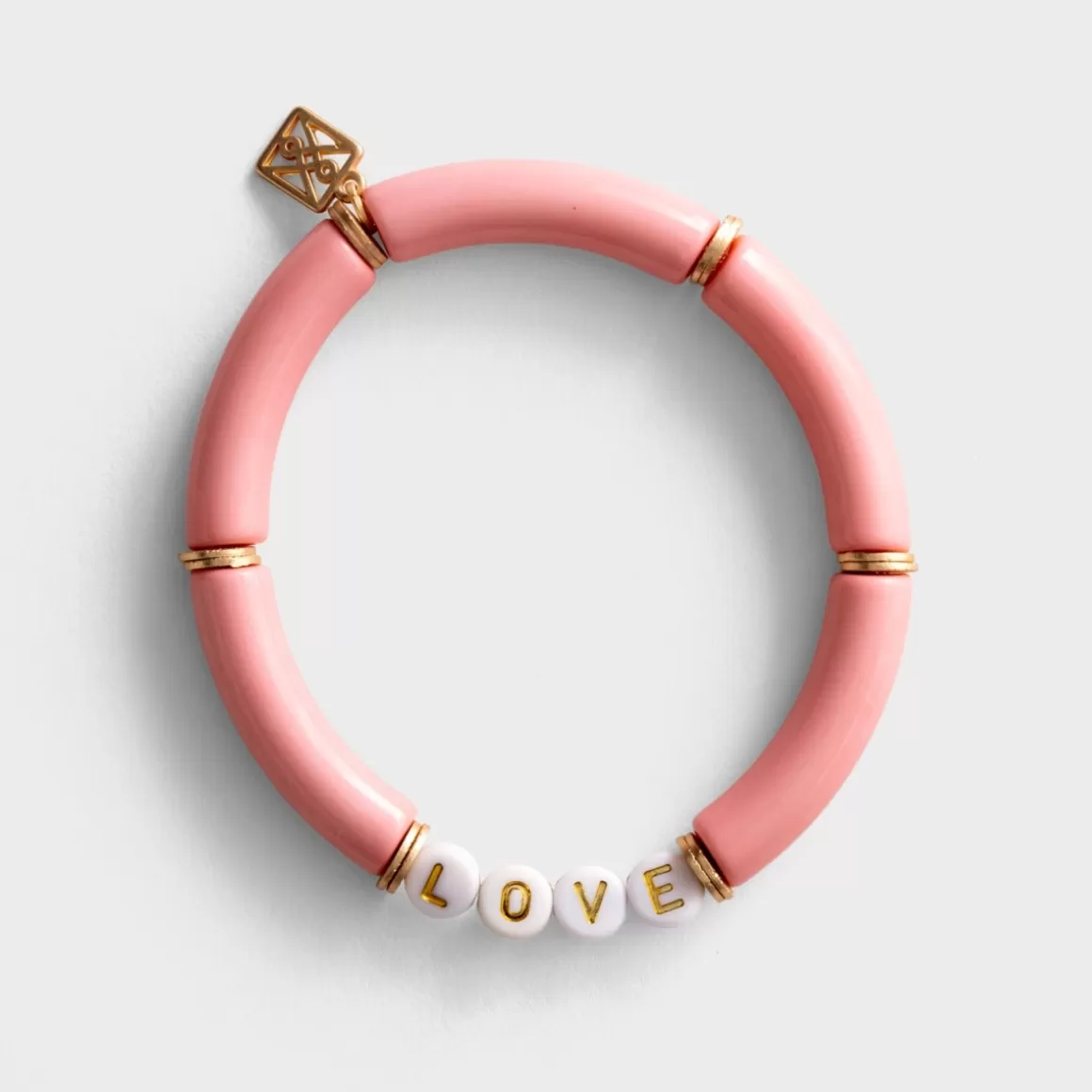 DaySpring Jewelry>Love - Tube Bead Bracelet, Pink