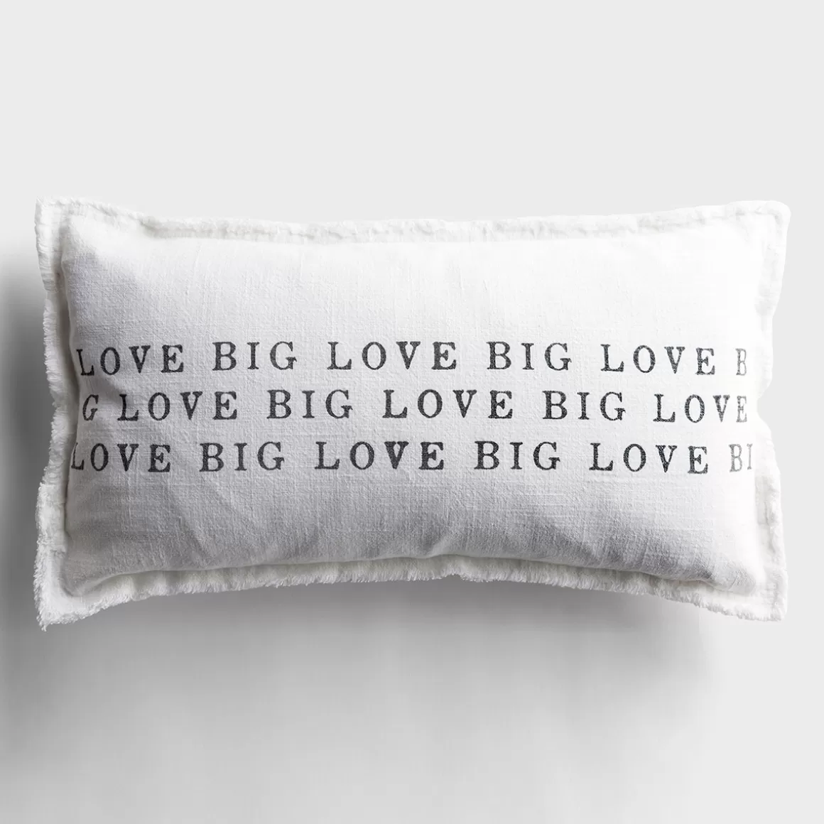 DaySpring Pillows>Love Big - Lumbar Pillow