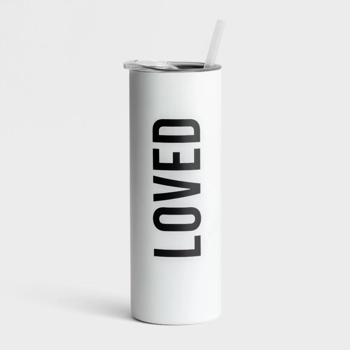 DaySpring Mugs & Drinkware | Mugs & Drinkware>Loved - Skinny Stainless Tumbler