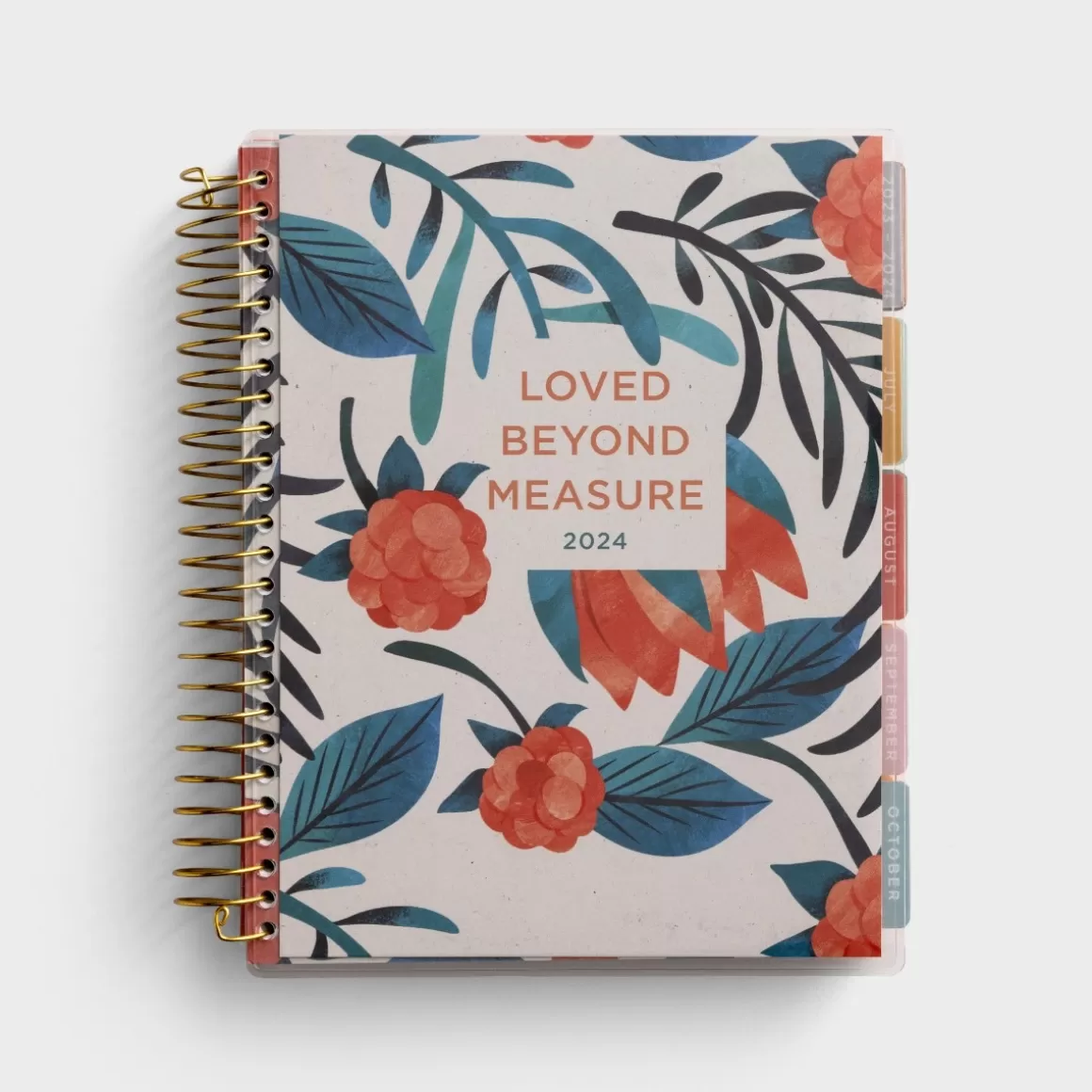 DaySpring Gifts for Her | Calendars & Planners>Loved Beyond Measure - Floral - 2023-2024 18-Month Agenda Planner