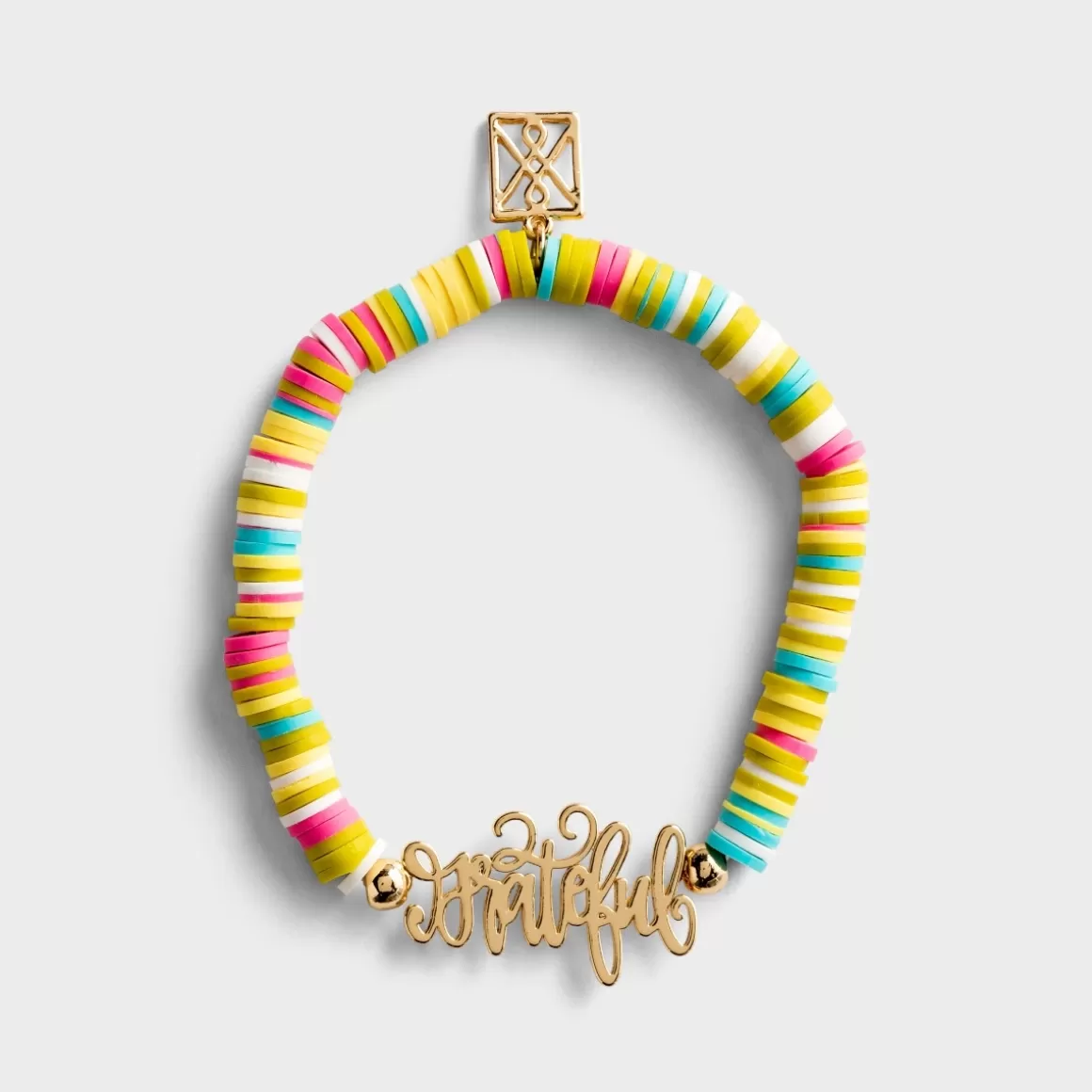 DaySpring Jewelry>Maghon Taylor - Grateful - Beaded Bracelet, Multi