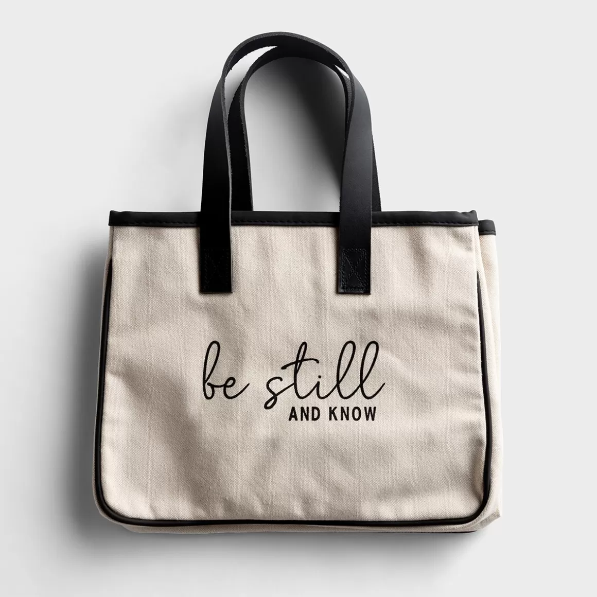 DaySpring Totes, Bags, & More>Mini Canvas Tote Bag - Be Still & Know