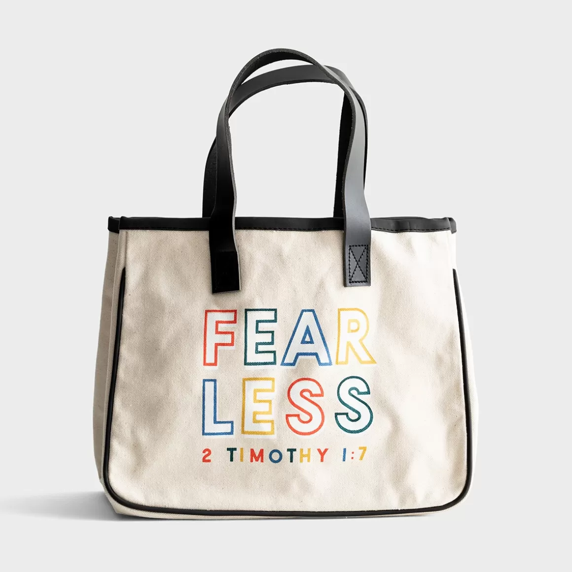 DaySpring Gifts for Friends | Totes, Bags, & More>Mini Canvas Tote Bag - Fearless