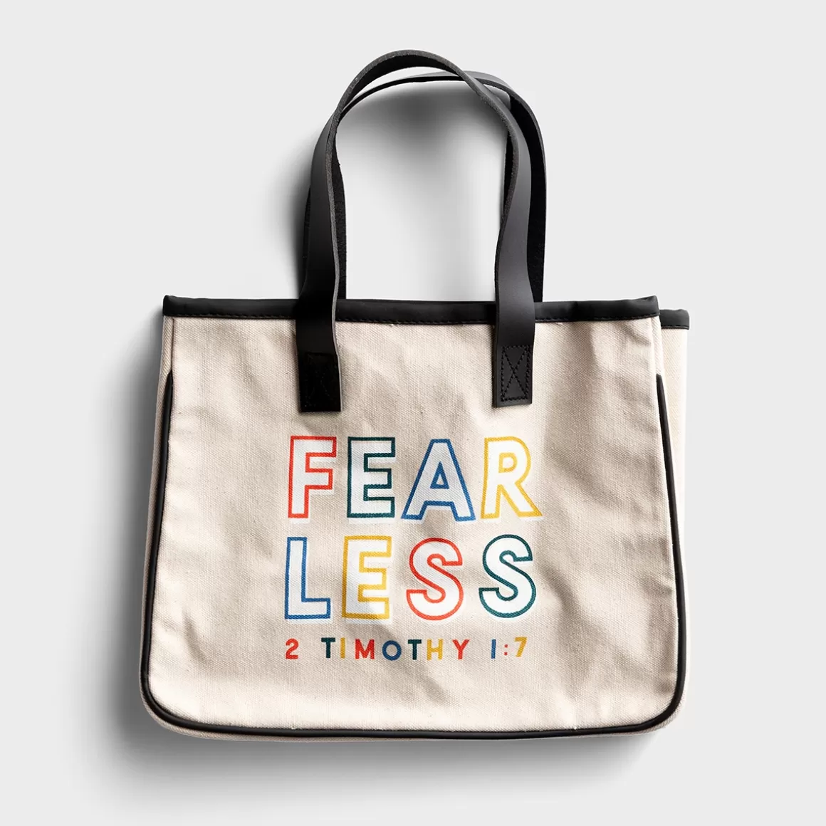 DaySpring Gifts for Friends | Totes, Bags, & More>Mini Canvas Tote Bag - Fearless