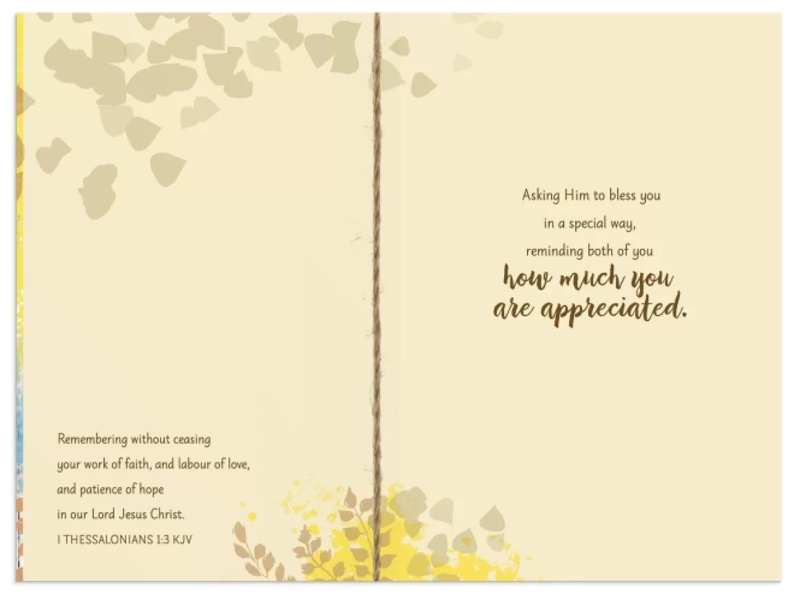 DaySpring Greeting Cards>Ministry Appreciation - A Gifted Couple - 1 Greeting Card