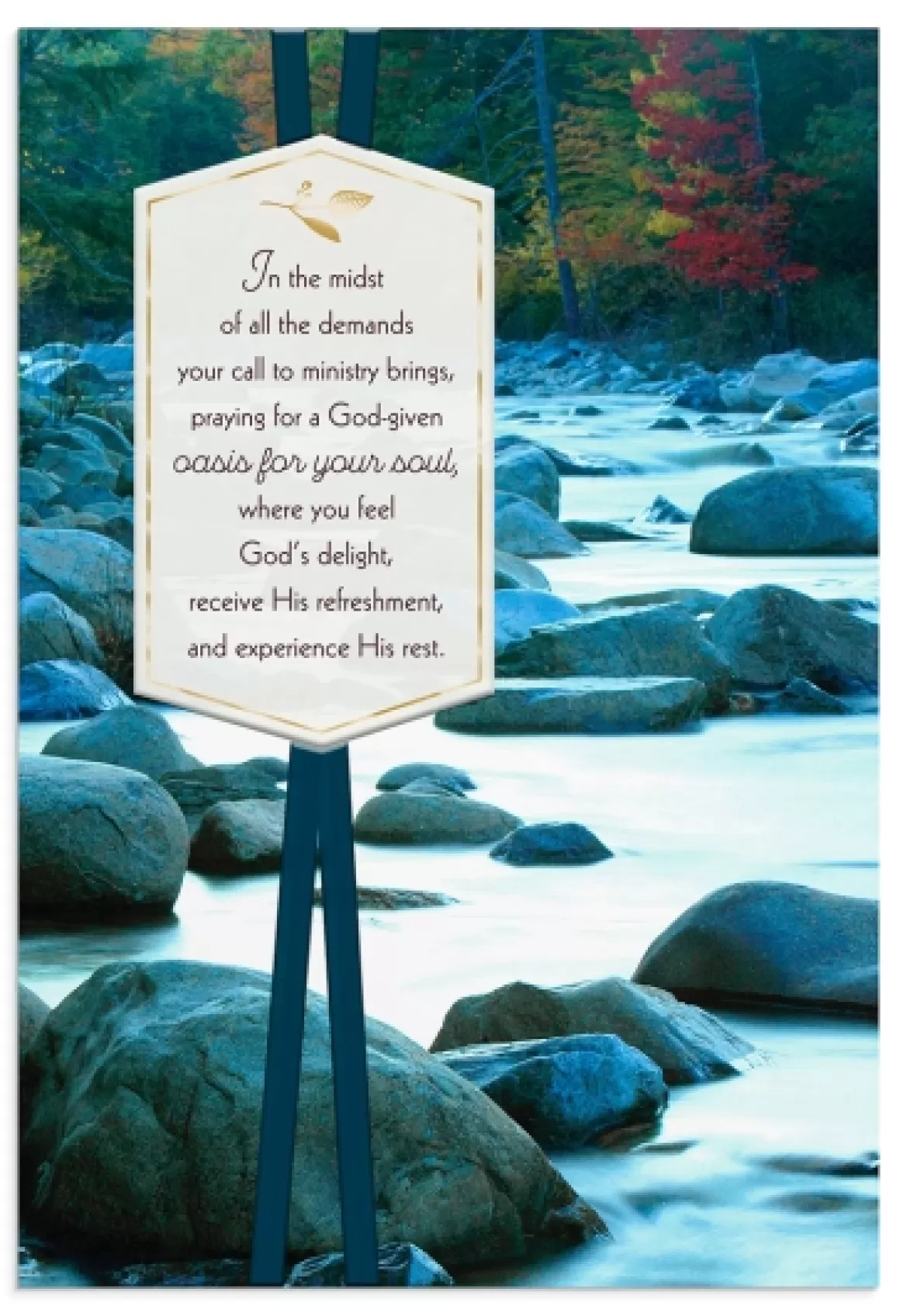 DaySpring Greeting Cards>Ministry Appreciation - Experience His Rest - 1 Greeting Card