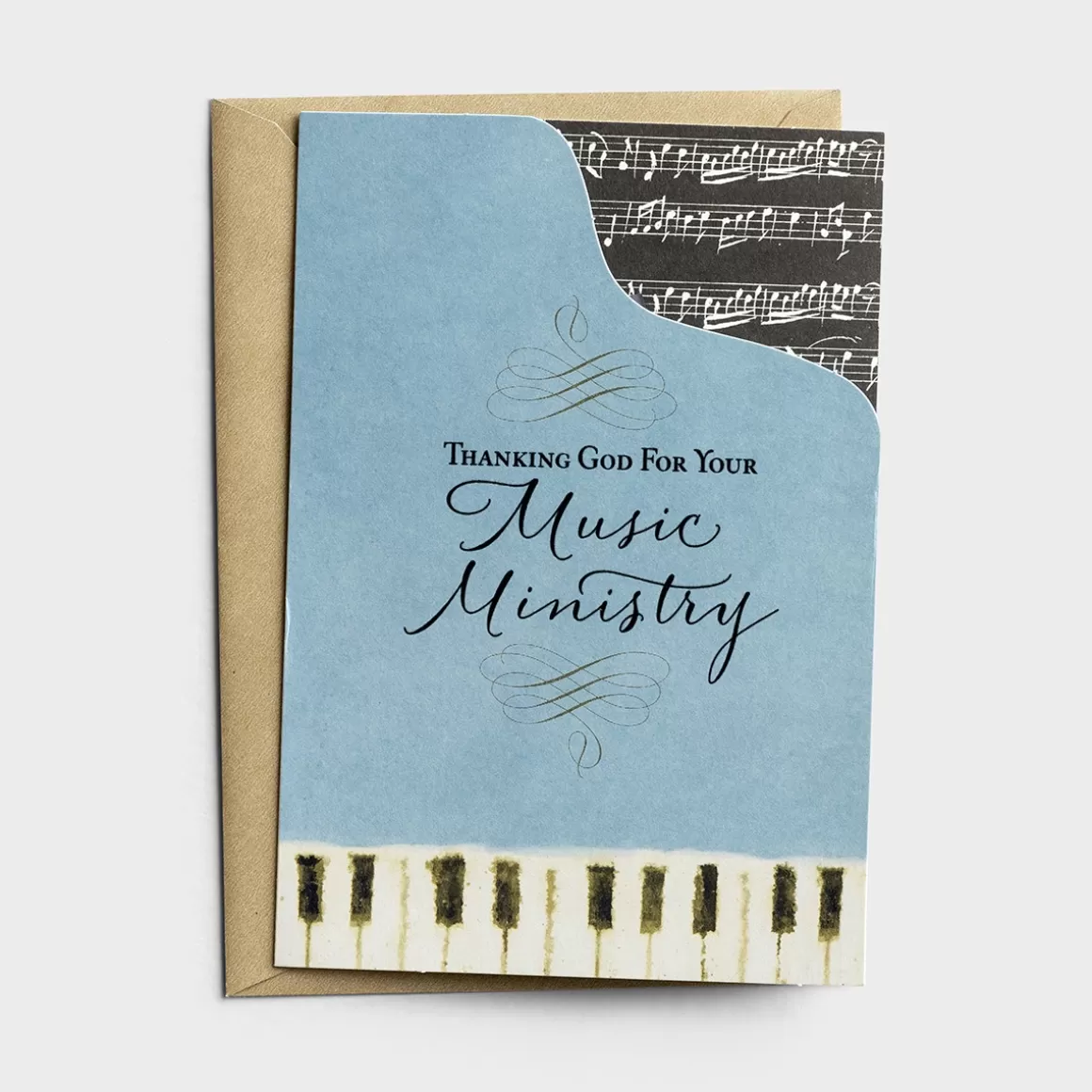 DaySpring Greeting Cards>Ministry Appreciation - Music - Thanking God - 1 Premium Card