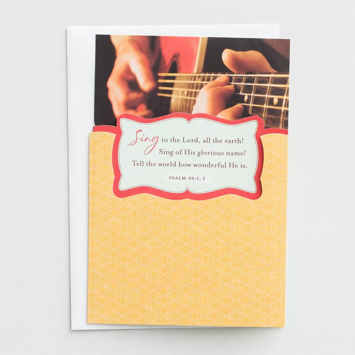 DaySpring Greeting Cards>Ministry Appreciation - Music Ministry - 1 Premium Card