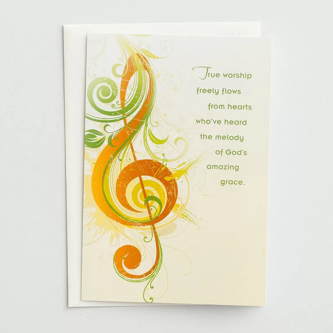 DaySpring Greeting Cards>Ministry Appreciation - True Worship - 1 Premium Card, KJV