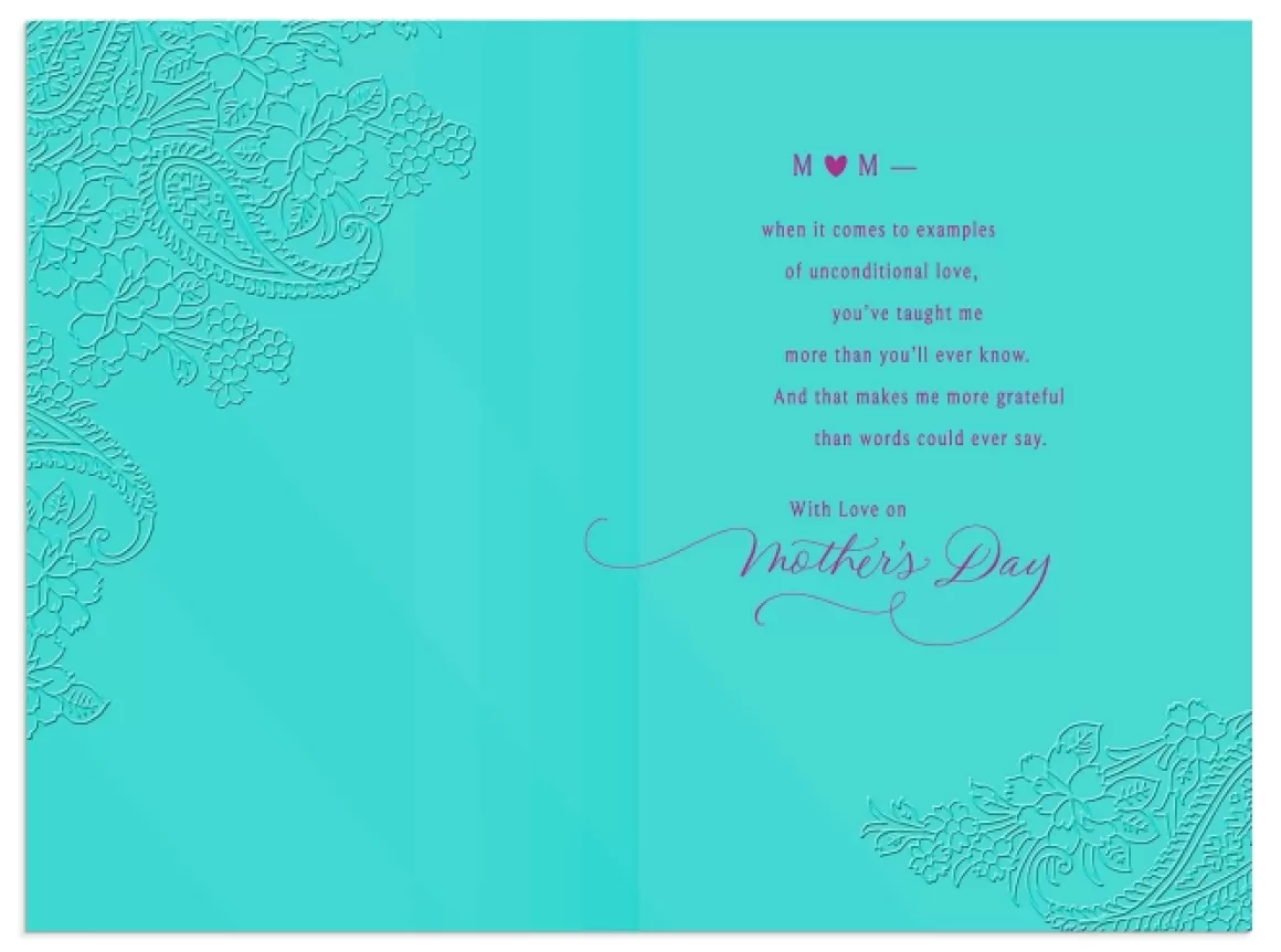 DaySpring Mother's Day>Mother's Day - A Mother's Love - 1 Greeting Card