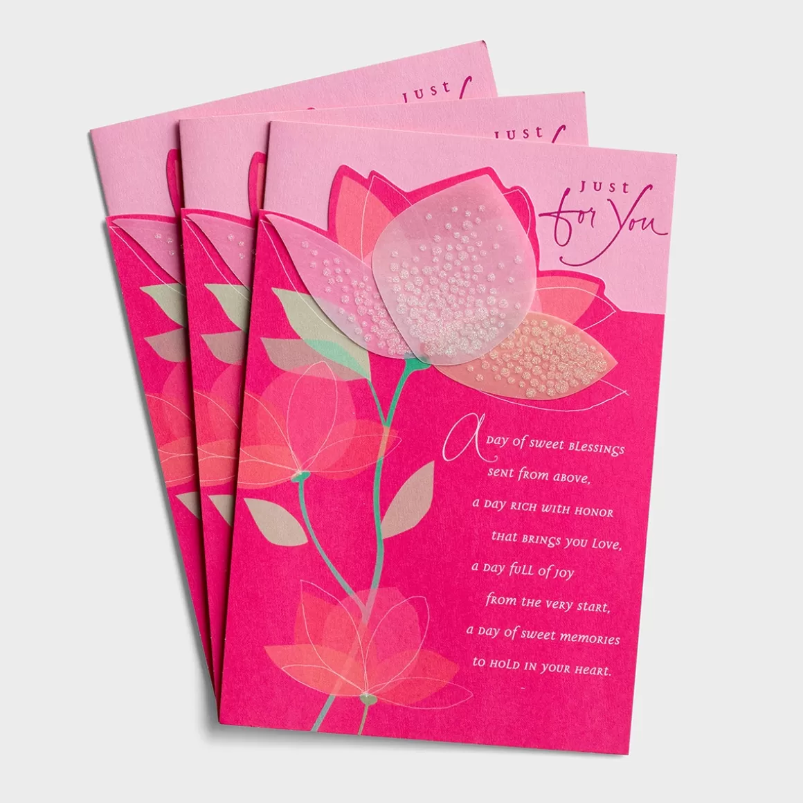 DaySpring Mother's Day>Mother's Day - Just for You - 3 Greeting Cards