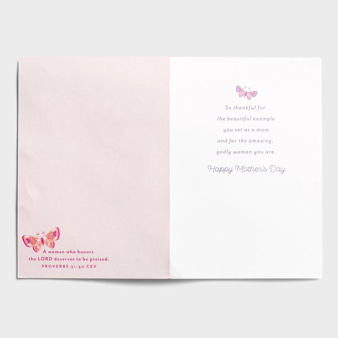 DaySpring Mother's Day>Mother's Day - You Inspire Me - 1 Premium Card