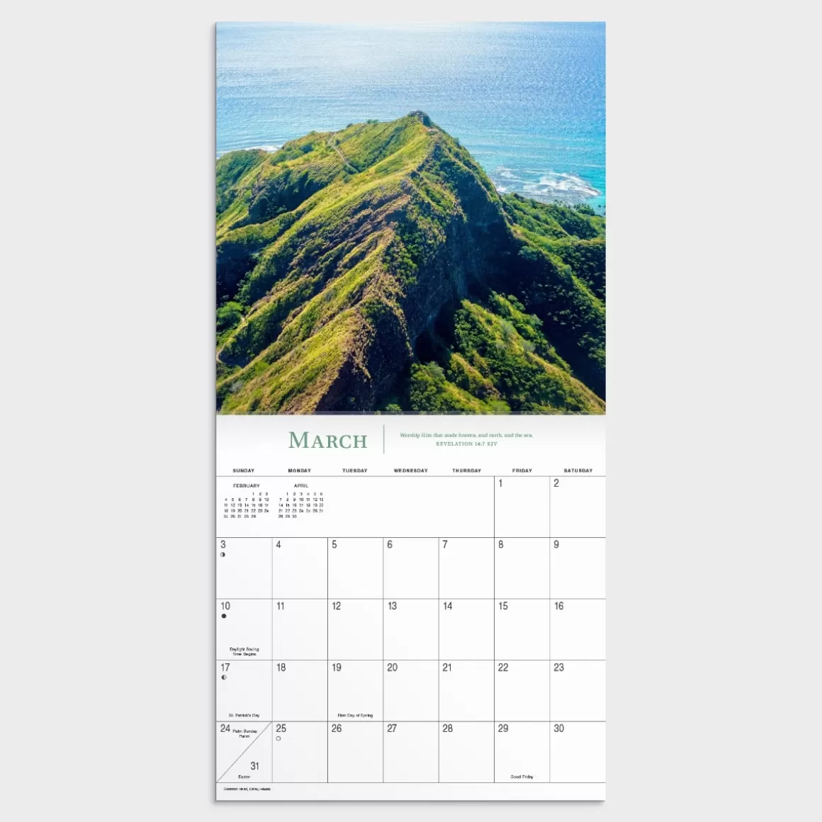 DaySpring Calendars & Planners>Mountains Majesty 2024 Wall Calendar