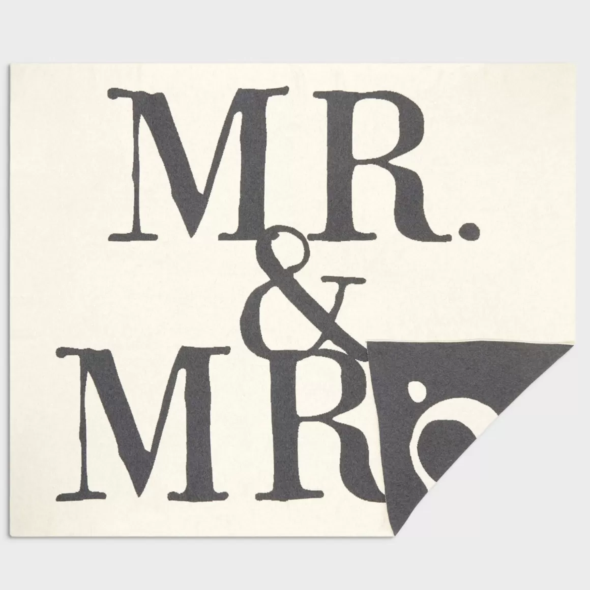 DaySpring Blankets | Wedding & Anniversary>Mr. & Mrs. - Reversible Throw Blanket