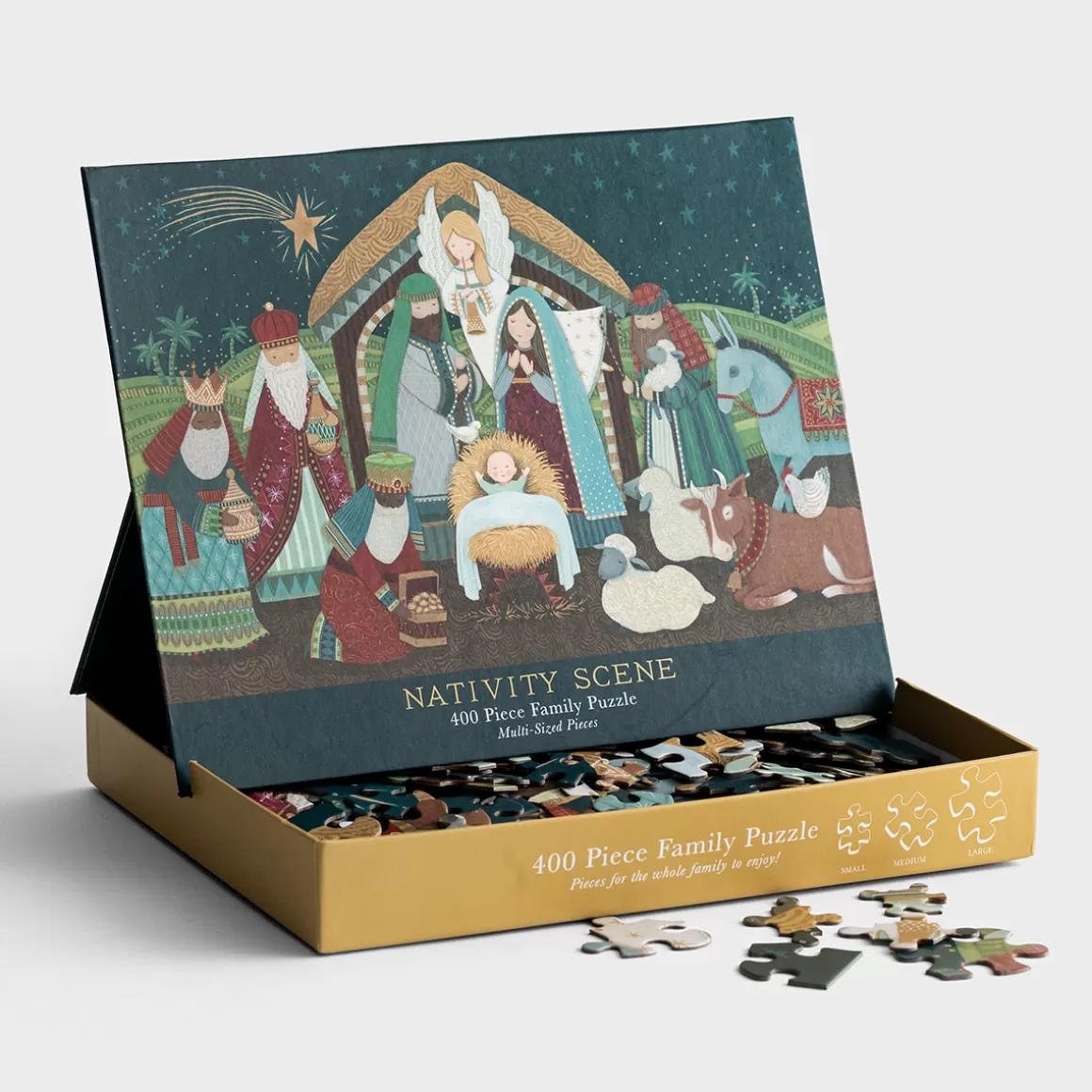 DaySpring Puzzles>Nativity Family Puzzle - 400 Pieces