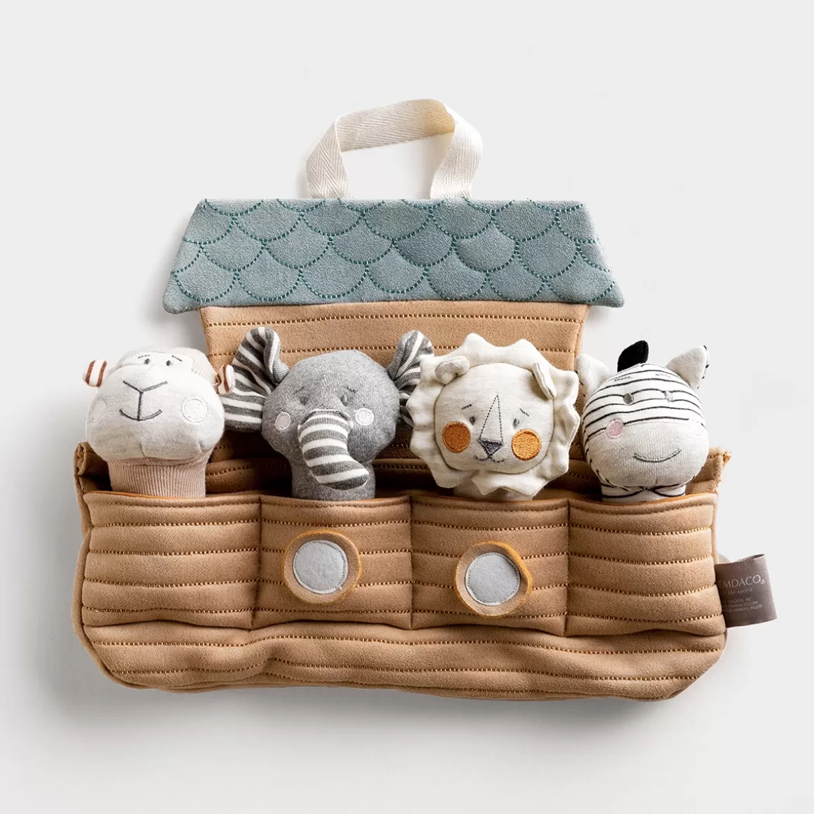 DaySpring Gifts for Kids>Noah's Ark Plush Toy Set with Squeakers