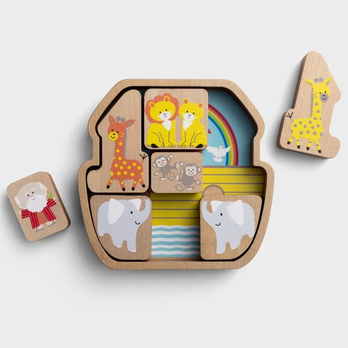 DaySpring Gifts for Kids>Noah's Ark Wooden Puzzle