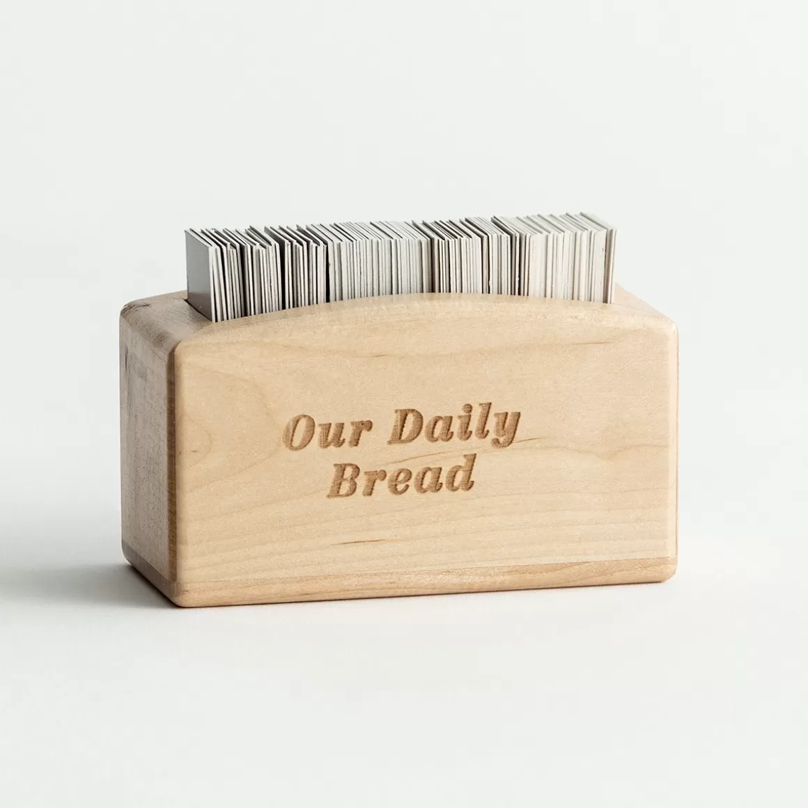 DaySpring Office & Desktop | Encouragement>Our Daily Bread - Wood Promise Box