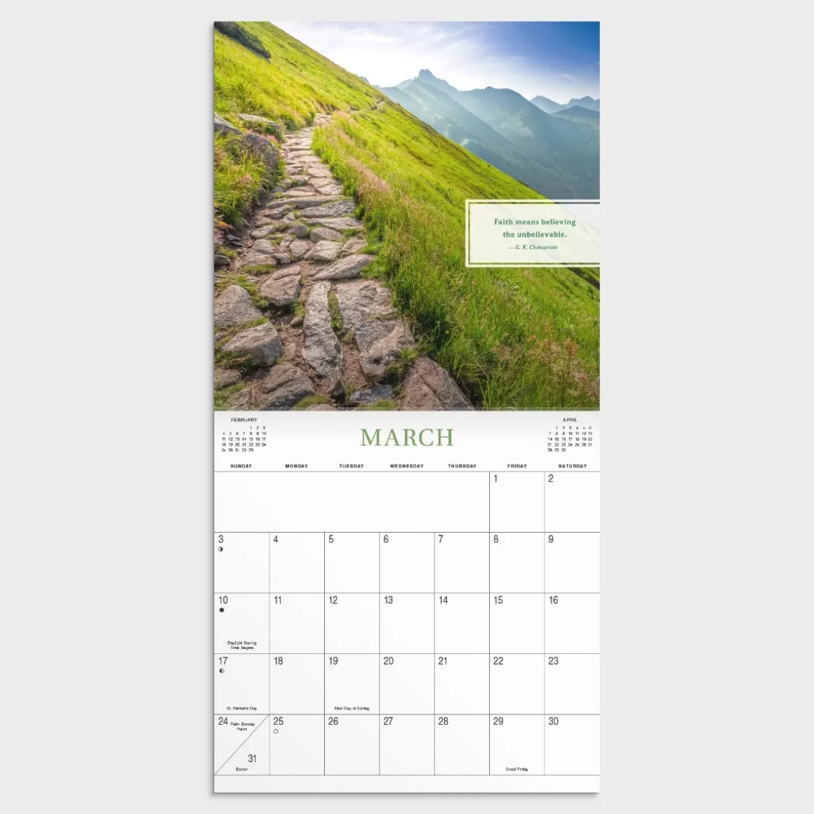 DaySpring Calendars & Planners>Pathways 2024 Wall Calendar