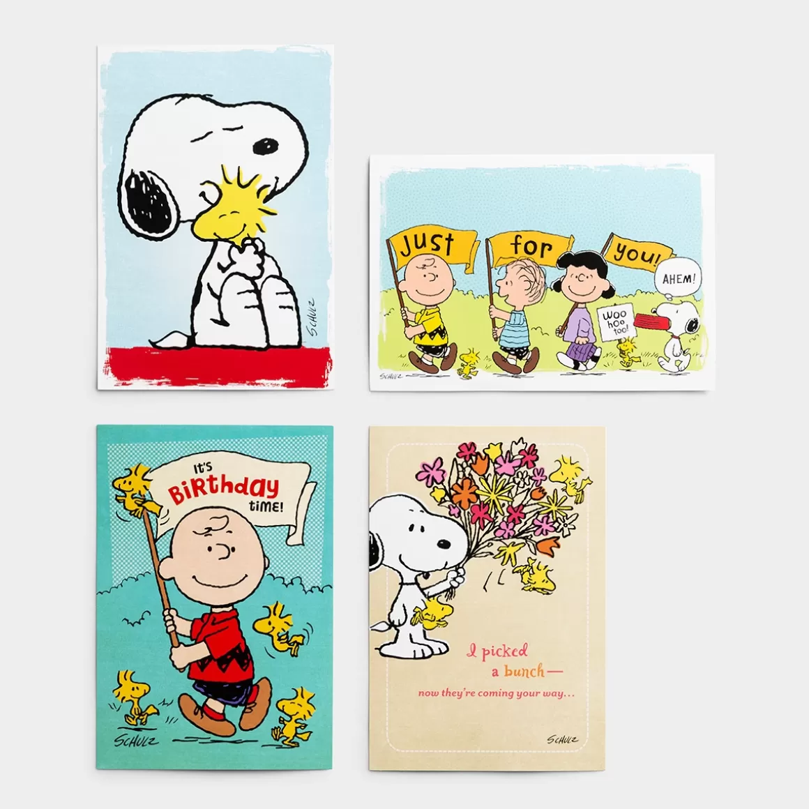 DaySpring Bundles & Assortments | Boxed Cards>Peanuts - Bundle of 4 Boxed Cards