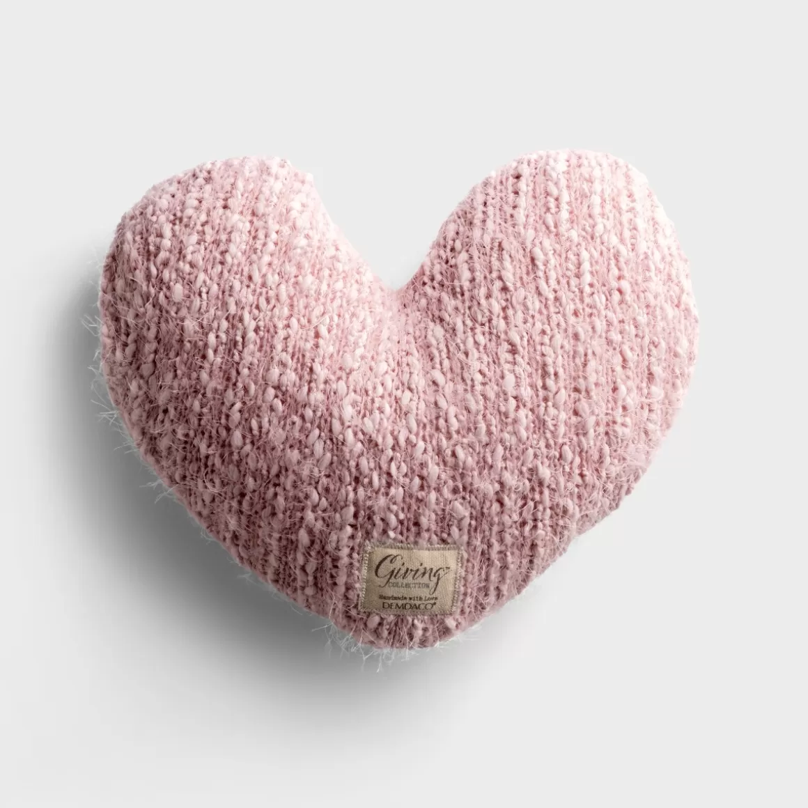 DaySpring Pillows | Gifts for Her>Pink Giving Heart - Weighted Pillow