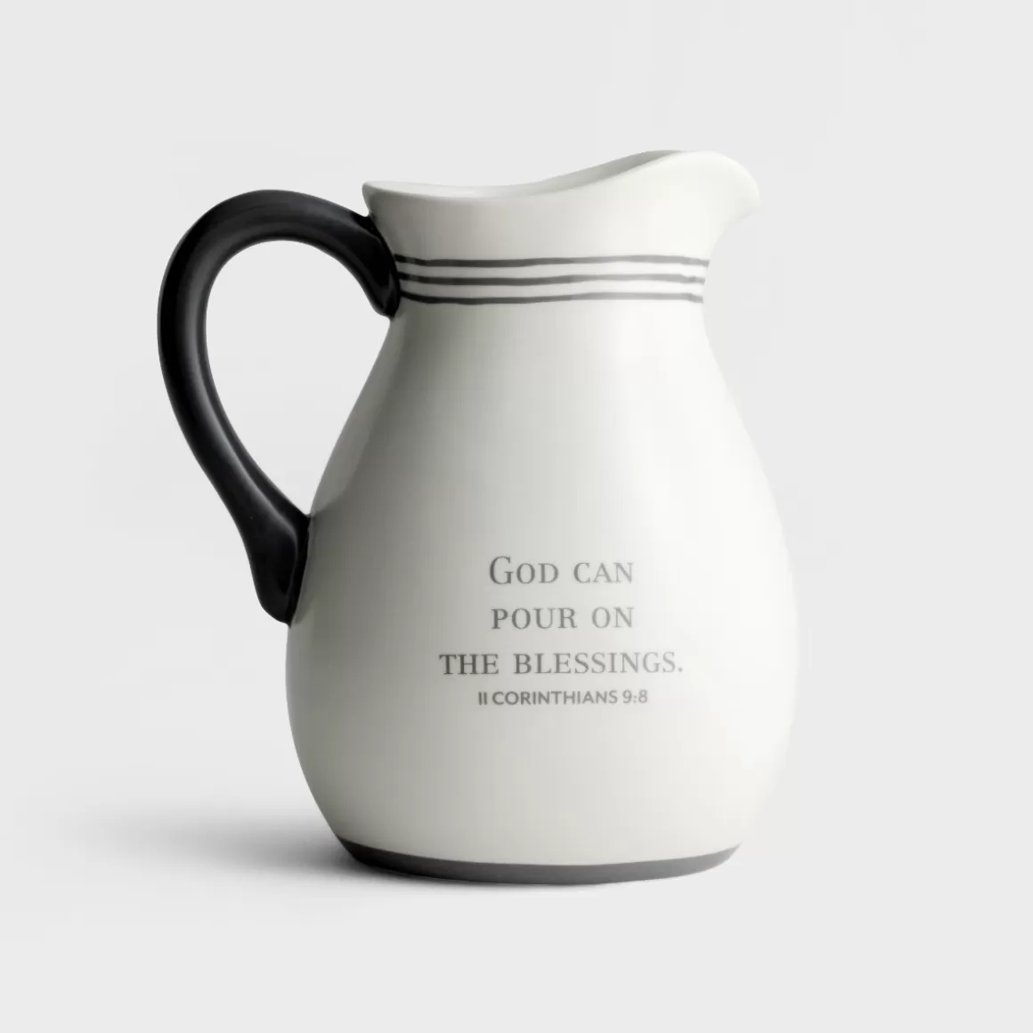 DaySpring Farmhouse Faith | Tableware>Pour On The Blessings - Ceramic Pitcher