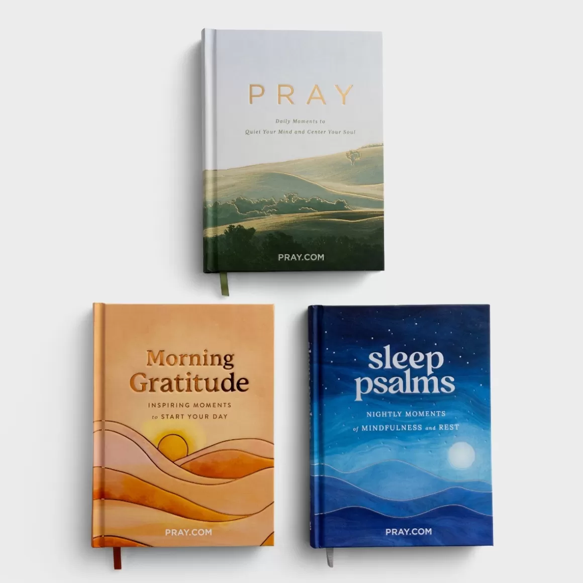 DaySpring Devotionals | Gift Sets>Pray.com 3-Book Bundle: Pray, Morning Gratitude, Sleep Psalms