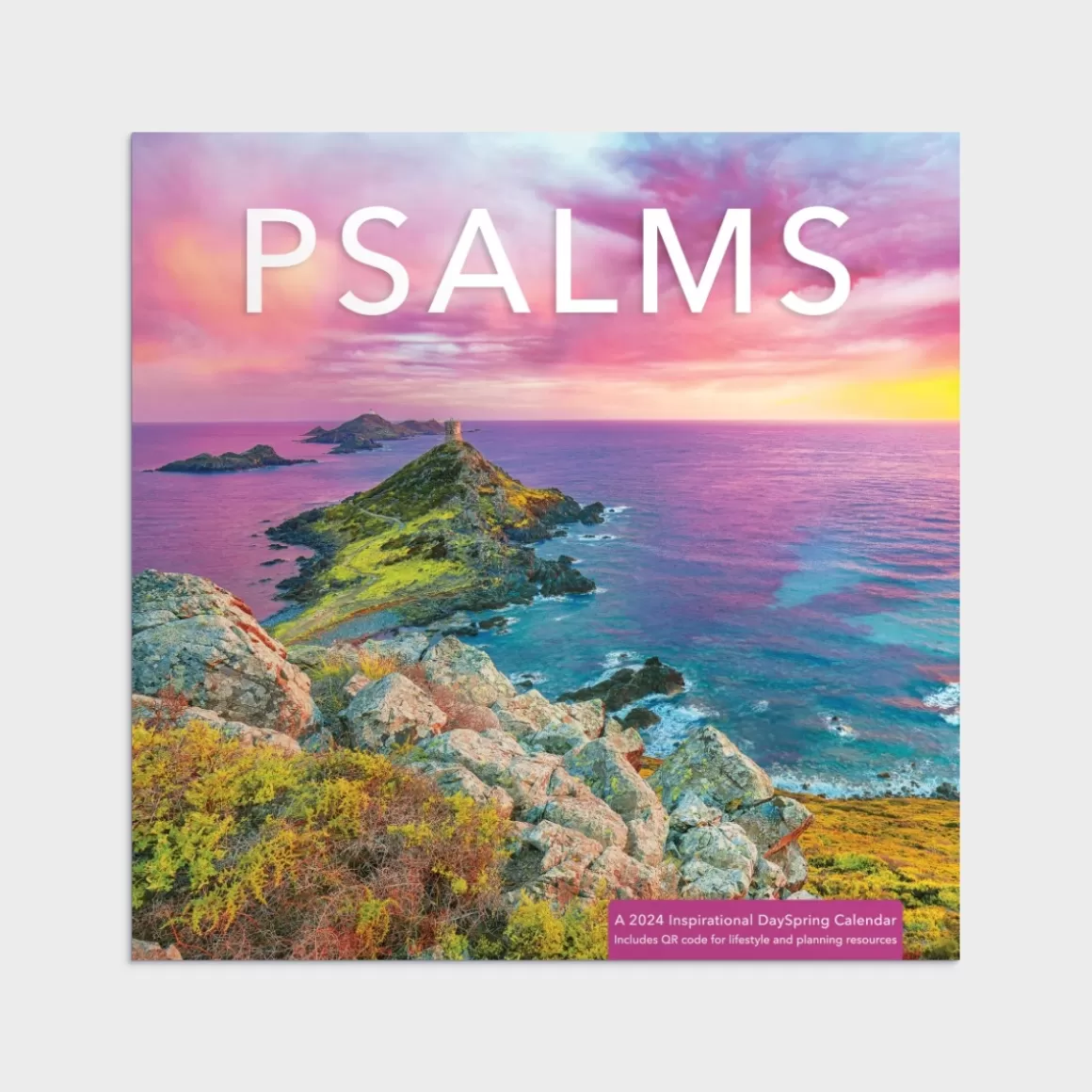 DaySpring Calendars & Planners>Psalms Ocean Sunset 2024 Wall Calendar