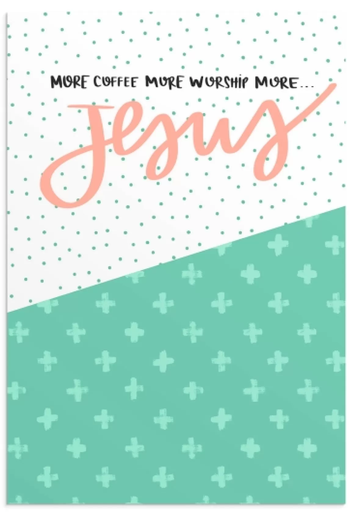 DaySpring Greeting Cards>Shanna Noel - More Jesus - 1 Premium Card