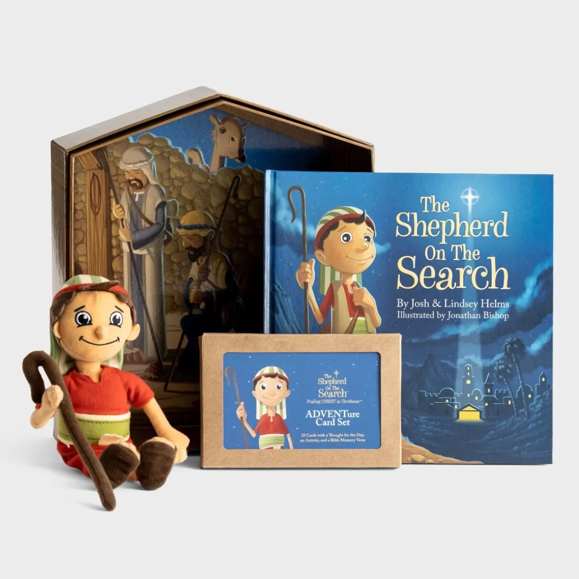 DaySpring Gifts for Kids | Gift Sets>Shepherd on the Search Activity Set + ADVENTure Card Set