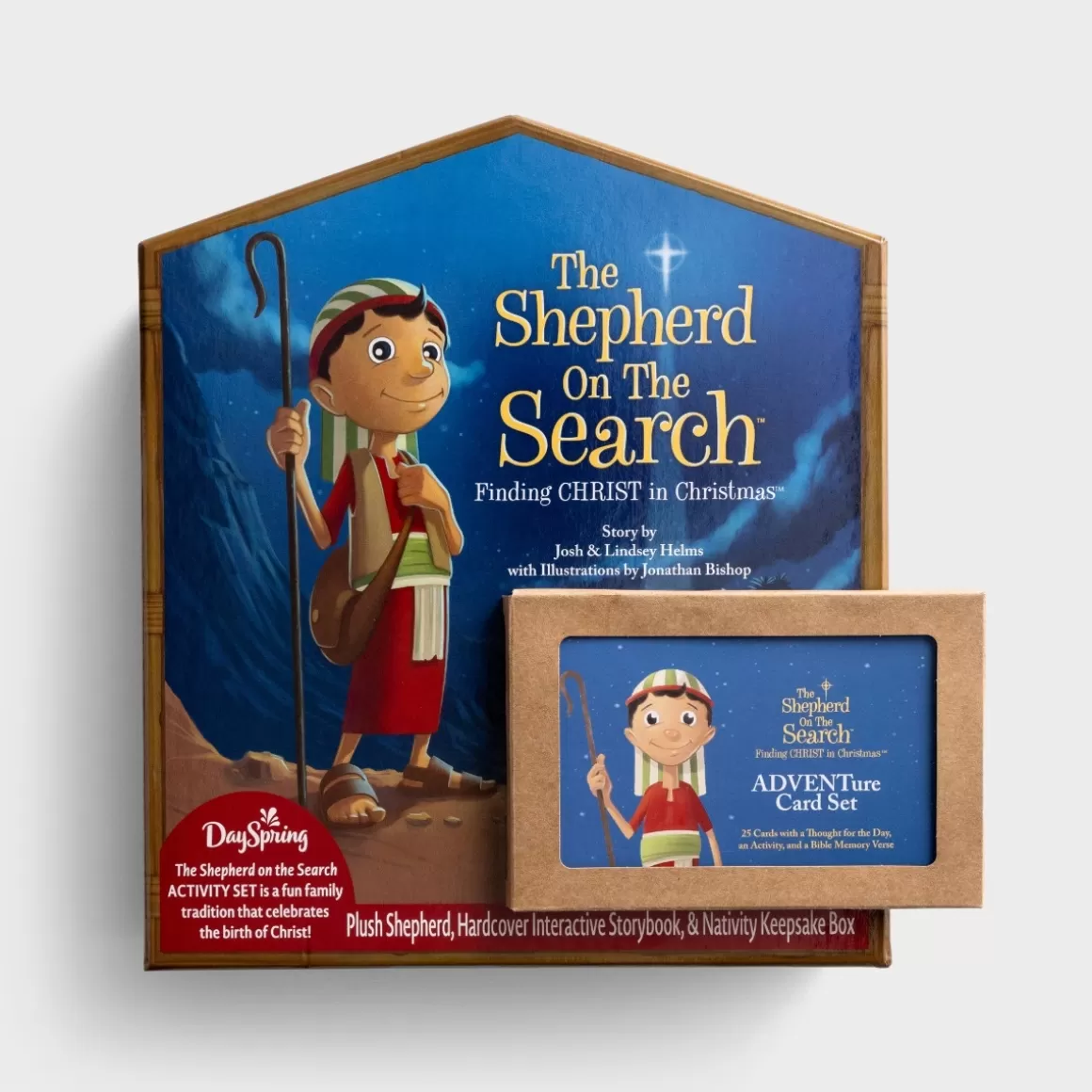 DaySpring Gifts for Kids | Gift Sets>Shepherd on the Search Activity Set + ADVENTure Card Set