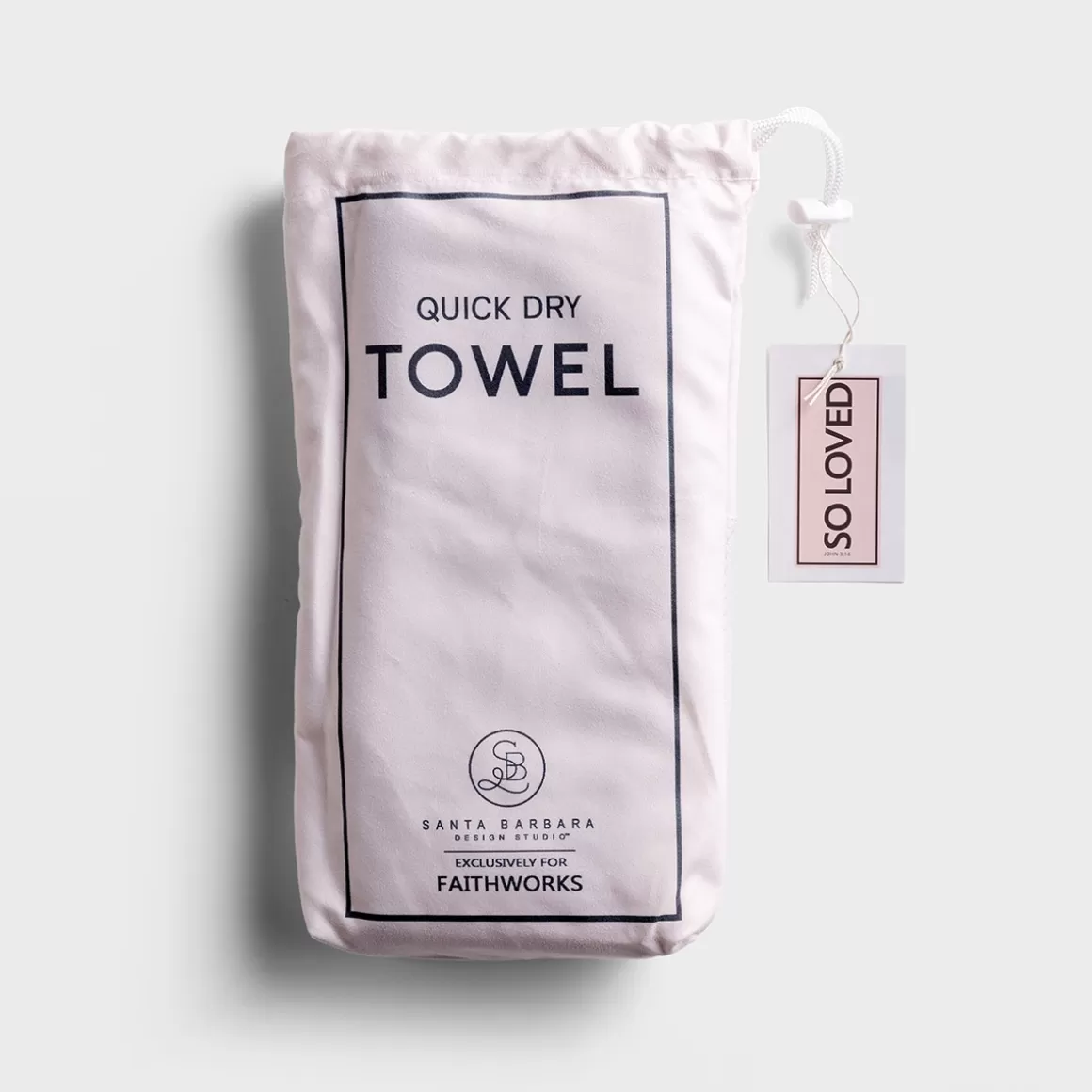 DaySpring Totes, Bags, & More | Apparel & Accessories>So Loved - Quick Dry Towel with Travel Bag