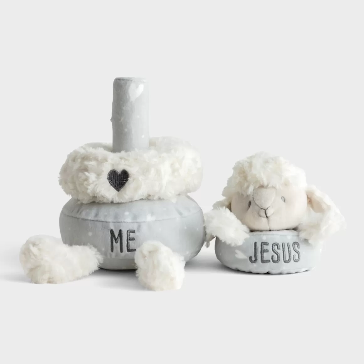 DaySpring Gifts for Kids | Baby Celebrations>Stackable Plush Jesus Loves Me Toy