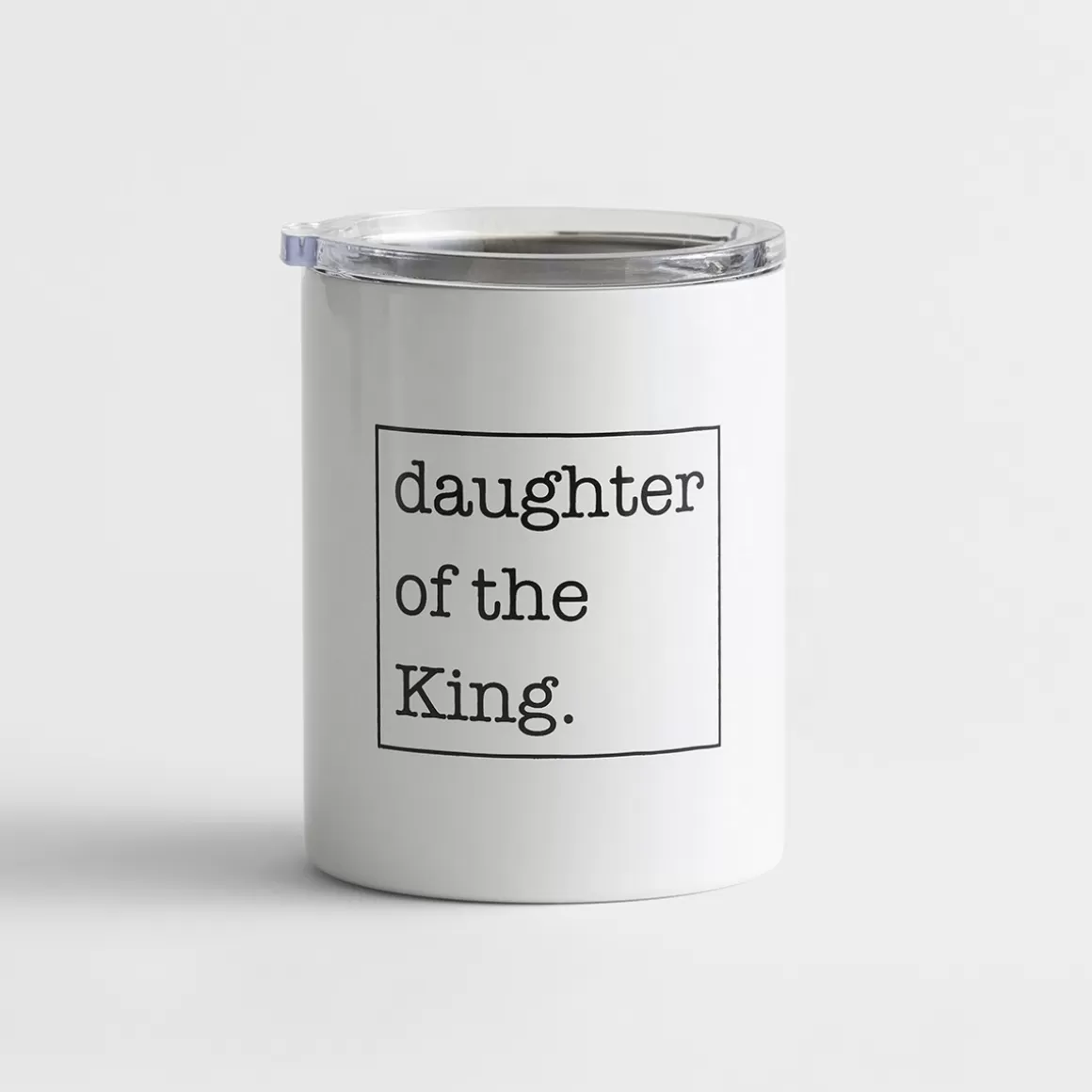 DaySpring Mugs & Drinkware>Stainless Steel Coffee Tumbler 12oz - Daughter of the King