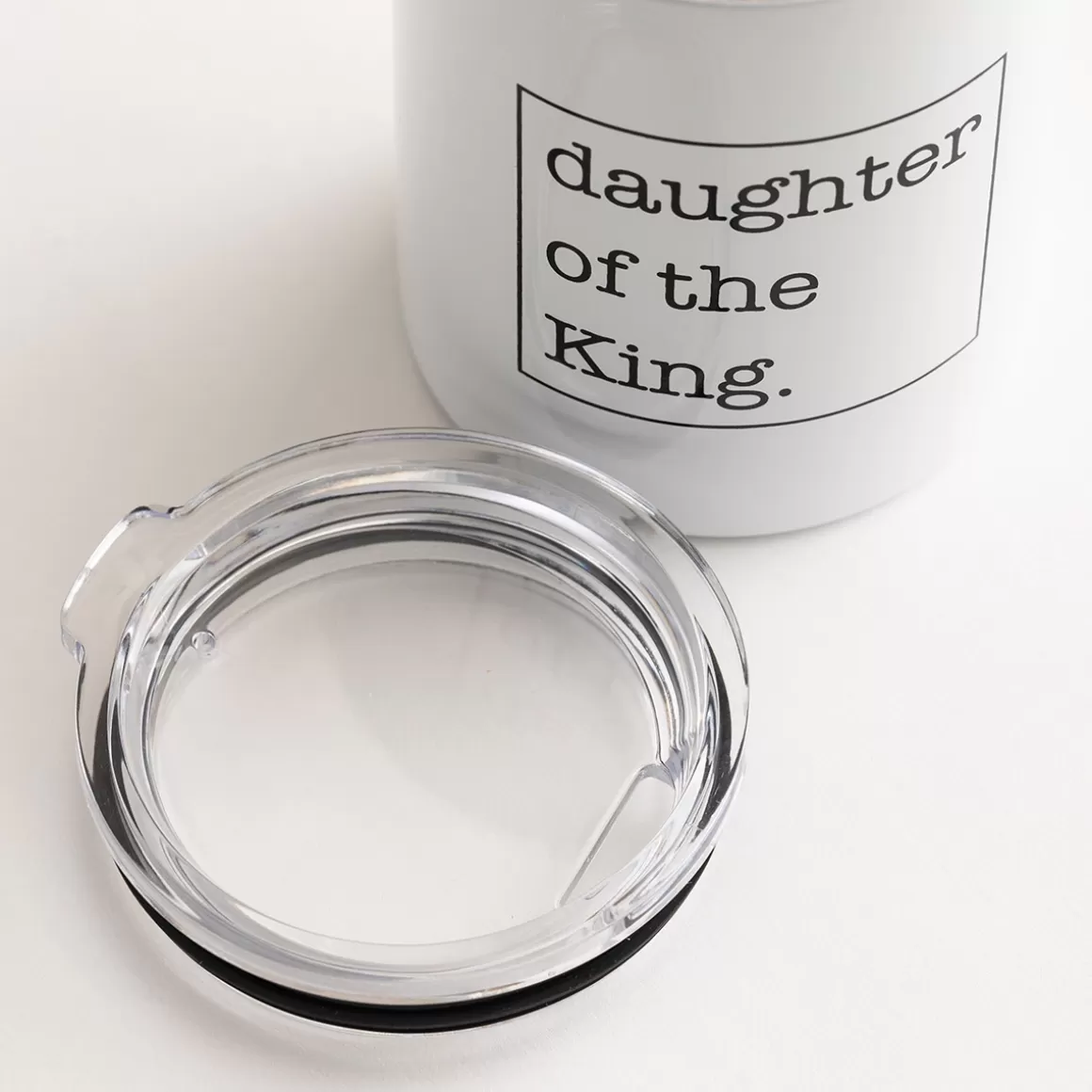 DaySpring Mugs & Drinkware>Stainless Steel Coffee Tumbler 12oz - Daughter of the King