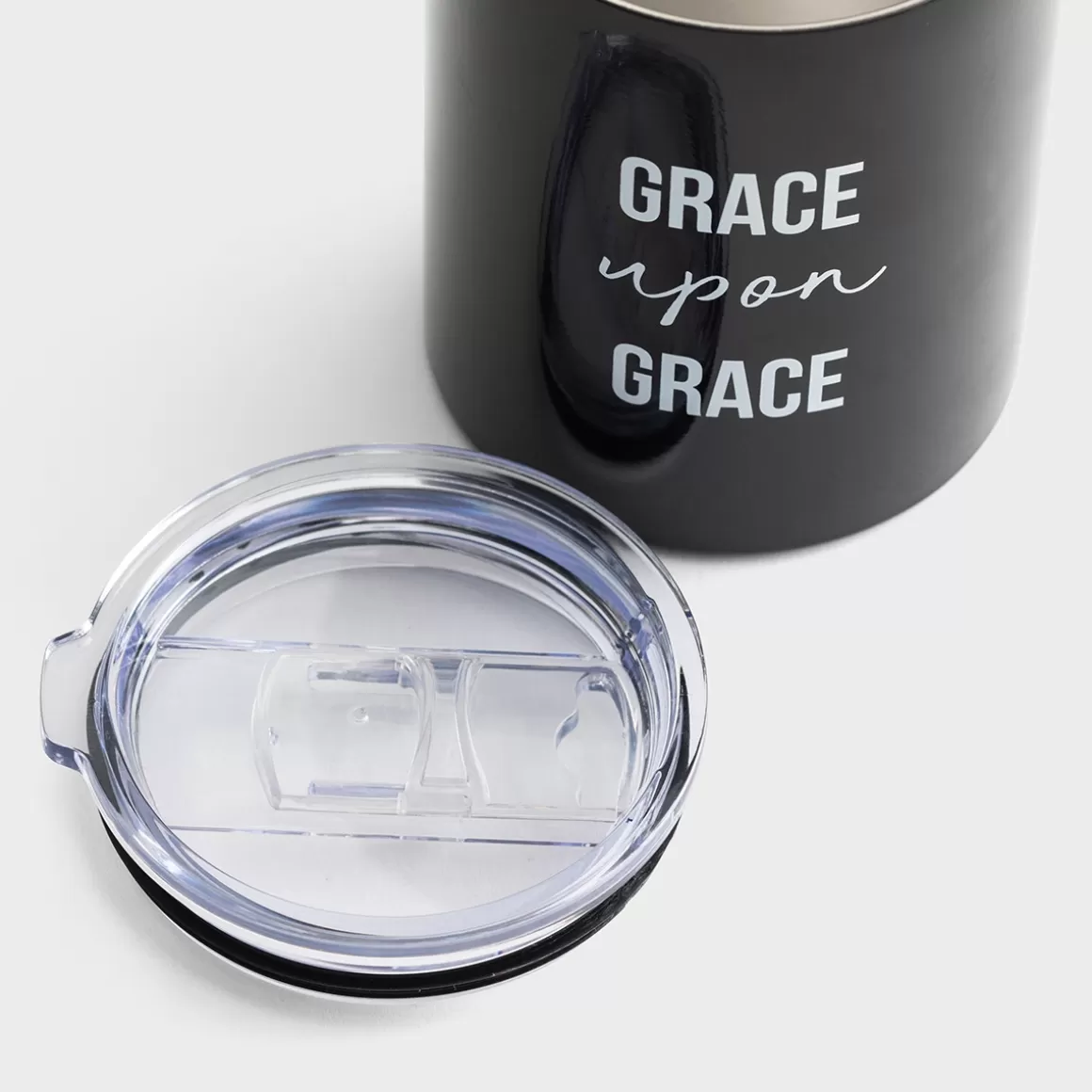 DaySpring Mugs & Drinkware | Mugs & Drinkware>Stainless Steel Coffee Tumbler 12oz - Grace Upon Grace